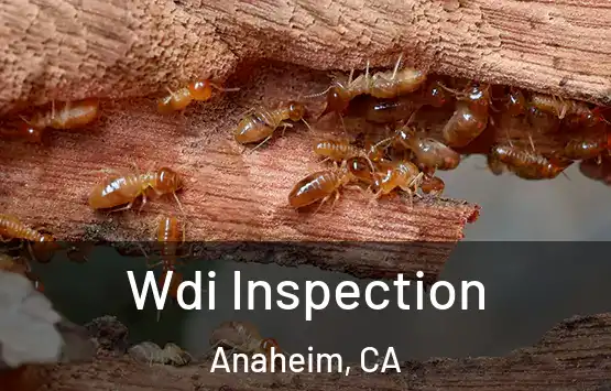  Wdi Inspection Anaheim, CA